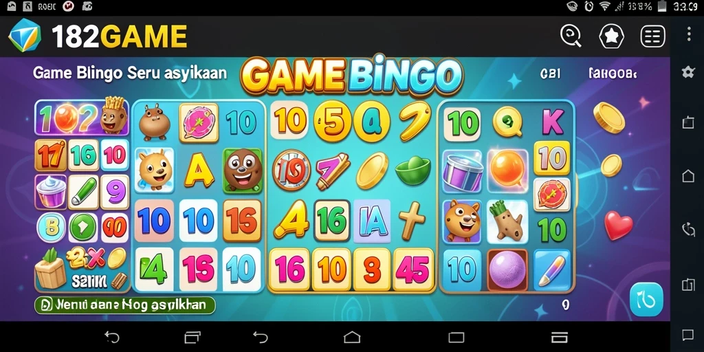 Tampilan gameplay Bingo yang seru dan interaktif di 182GAME.
