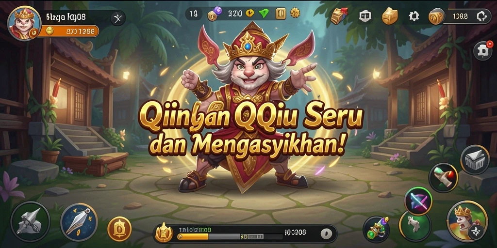 Tampilan gameplay QiuQiu yang menarik dan seru di API288.
