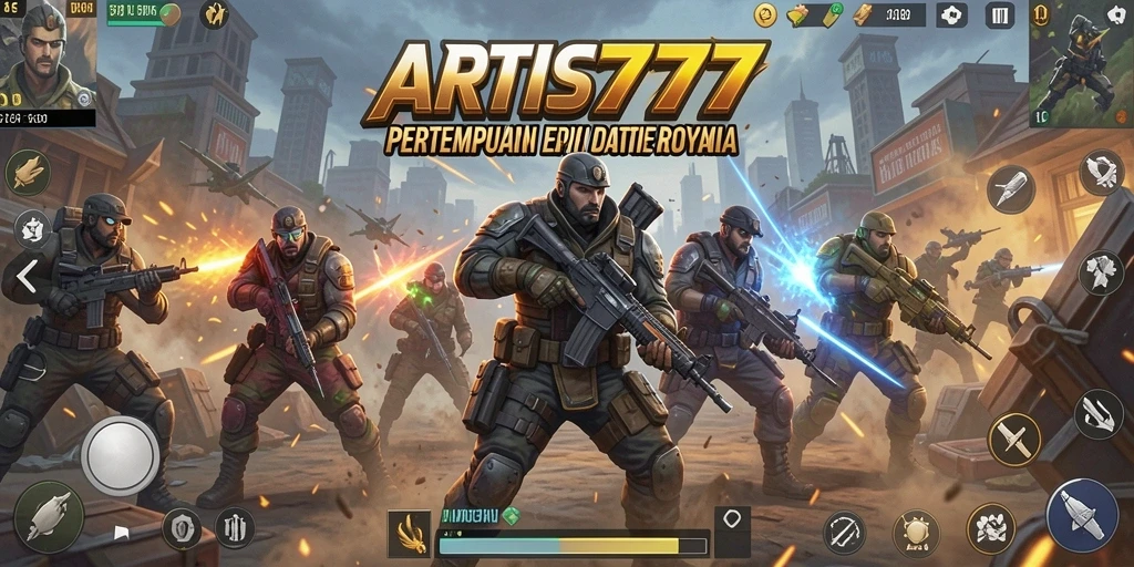 Tampilan gameplay seru dari ARTIS777 di arena Battle Royale.