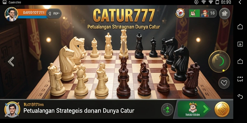 Gameplay seru yang menggabungkan strategi dalam dunia catur.