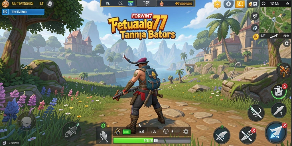 Tampilan gameplay yang mengasyikkan di dunia terbuka FORWIN77.