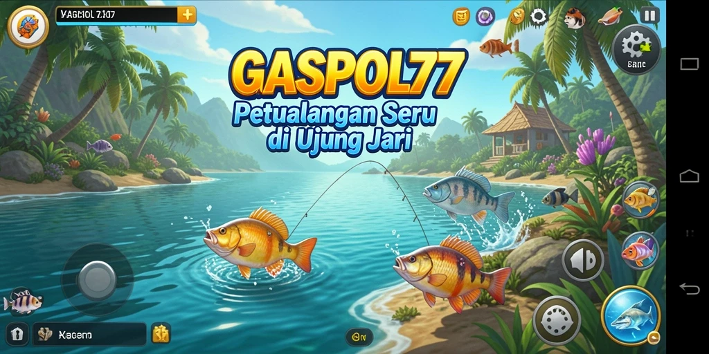 Tampilan gameplay GASPOL77 yang menakjubkan saat memancing.