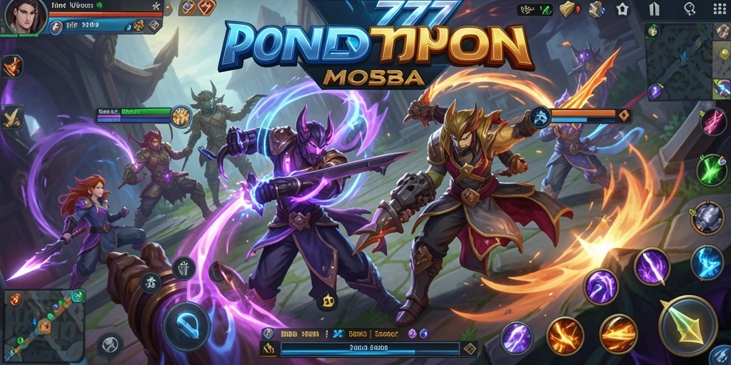 Tangkapan layar gameplay <strong>IND777</strong> menunjukkan duel seru antara karakter di arena pertempuran.
