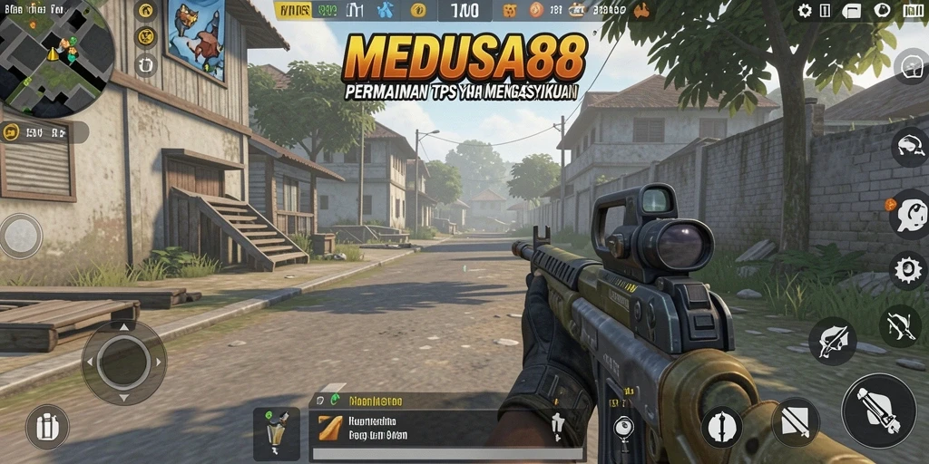 Tampilan menegangkan dari MEDUSA88 saat pertempuran intens.