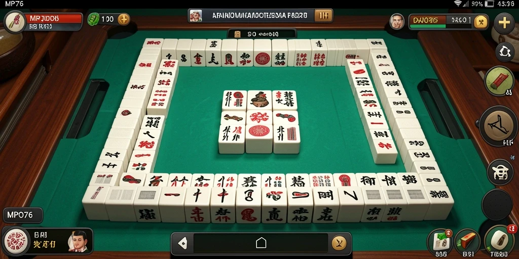 Gameplay seru MPO76 dengan berbagai tantangan Mahjong.