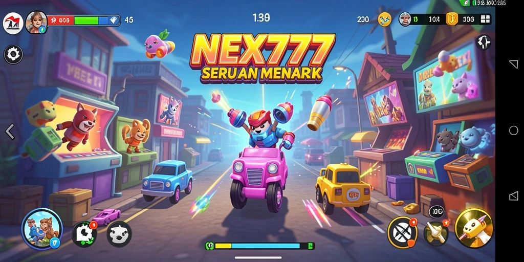 Tampilan gameplay NEX777 yang penuh aksi dan tantangan.