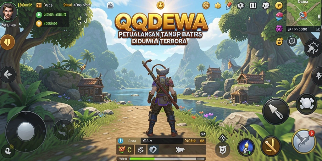 Screenshot menampilkan petualangan seru dalam gameplay Open World.