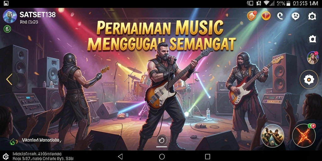 Screenshot utama SATSET138 menampilkan gameplay musik yang seru dan menarik.