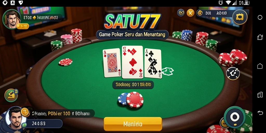 Tampilan gameplay SATU77 yang menarik dan kompetitif.