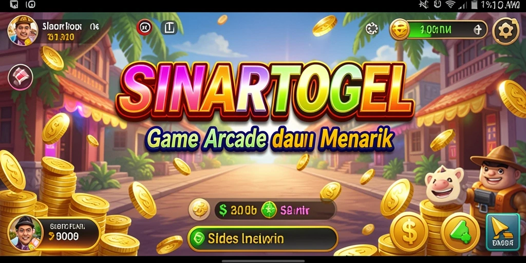 Tampilan seru gameplay SINARTOGEL dalam aksi Arcade.